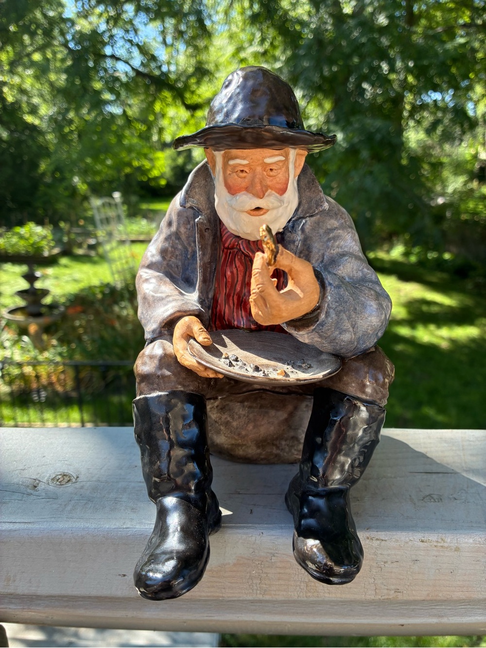 Rare C. Alan Johnson Prospector Ceramic Figurine Jake 1992 Signed AG78
